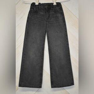 Old Navy High Rise Baggy Wide Leg Size 8 Classic Black Girl’s Jeans
